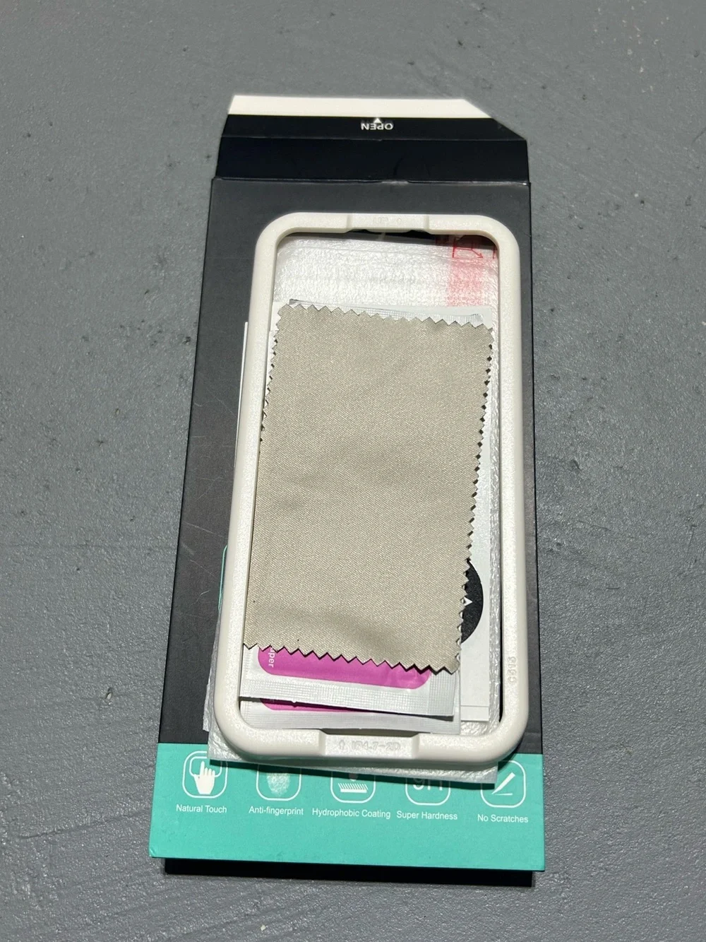 3 Pack - Glass Screen Protector for iPhone SE with Installation Kit